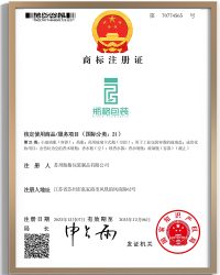 Trademark registration certificate